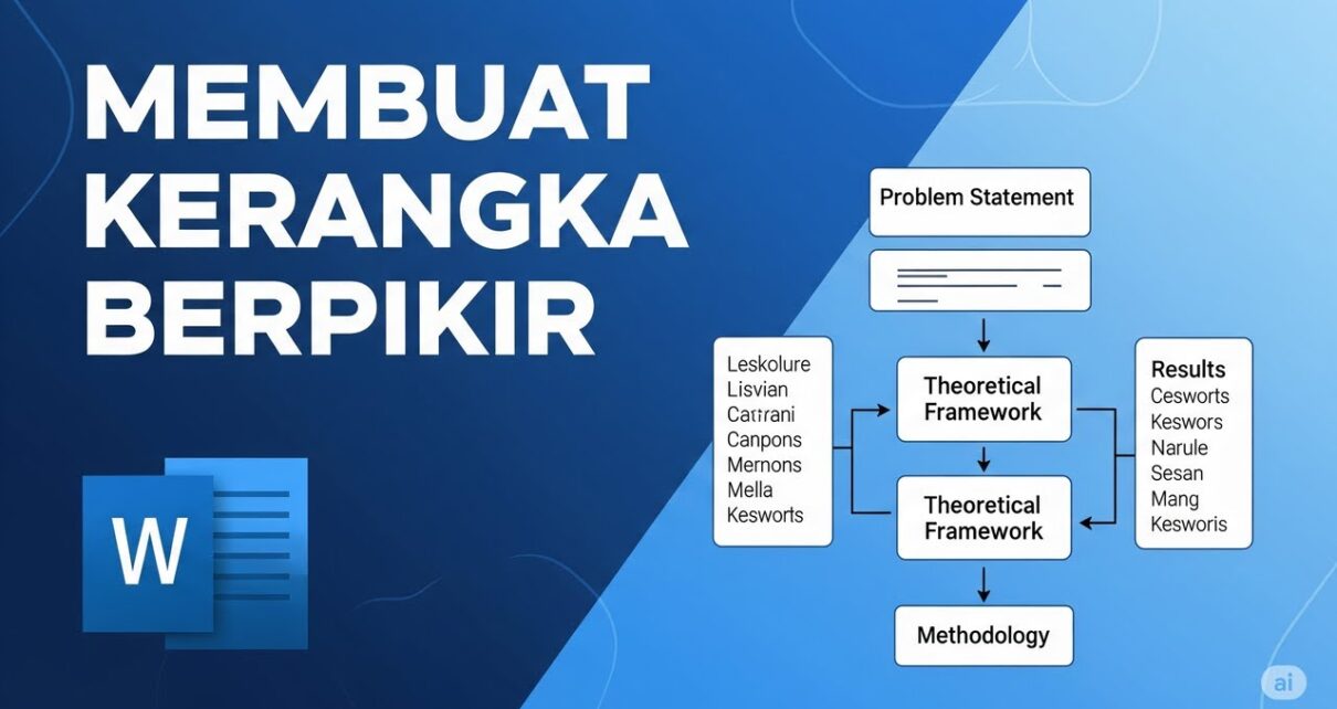 7 Cara Cepat dan Mudah Menguasai Cara Membuat Bagan Kerangka Berpikir di Word Terbukti Rapi 7 Cara Cepat dan Mudah Menguasai Cara Membuat Bagan Kerangka Berpikir di Word Terbukti Rapi