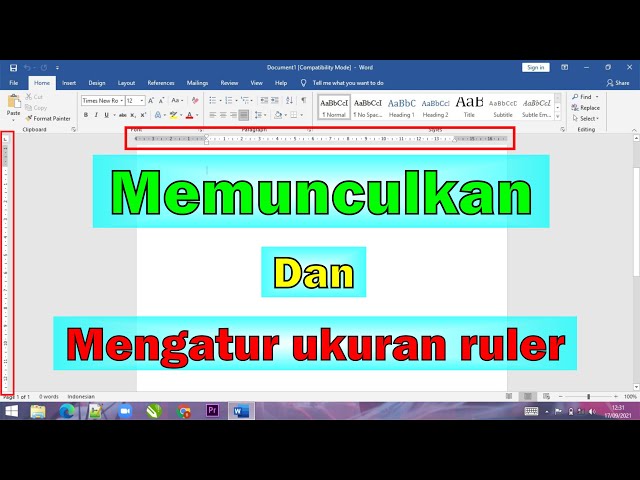 Panduan Singkat Cara Mudah Menampilkan Ruler di Microsoft Word Panduan Singkat Cara Mudah Menampilkan Ruler di Microsoft Word