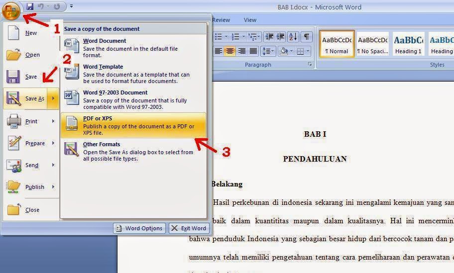 3 Cara Mengubah File Word 2007 ke PDF Tanpa Ribet yang Wajib Kamu Tahu 3 Cara Mengubah File Word 2007 ke PDF Tanpa Ribet yang Wajib Kamu Tahu