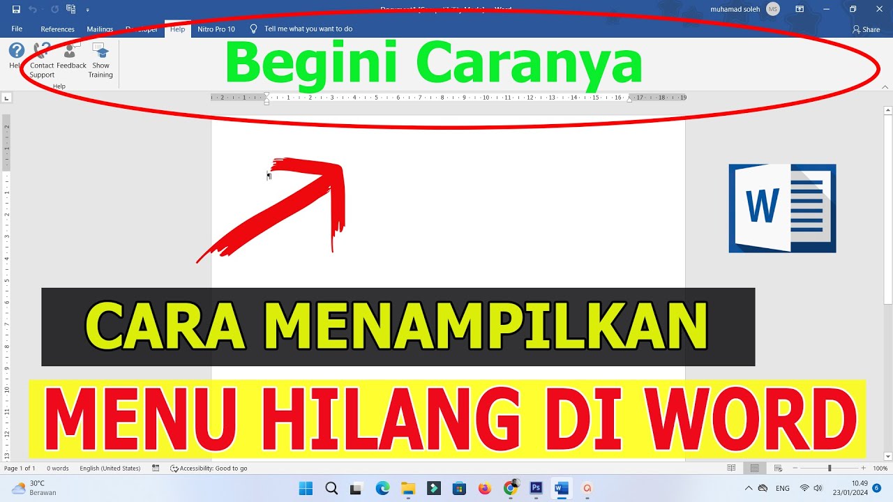 3 Cara Memunculkan Navigation Di Word Pemula Wajib Tahu MSFNUA 3 Cara Memunculkan Navigation Di Word Pemula Wajib Tahu MSFNUA