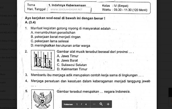 Inilah 5 Alasan Wajib Download Soal Ulangan Kelas 4 Tema 1 Sebelum Terlambat, Ternyata Ini Rahasia Nilai Bagus di 2026 Inilah 5 Alasan Wajib Download Soal Ulangan Kelas 4 Tema 1 Sebelum Terlambat, Ternyata Ini Rahasia Nilai Bagus di 2026