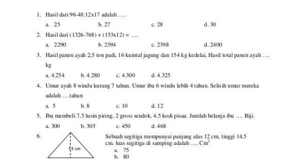 download soal ulangan kelas 4 tema 3 semester 1 lengkap dengan kunci jawaban dan pembahasan terbaru 2026