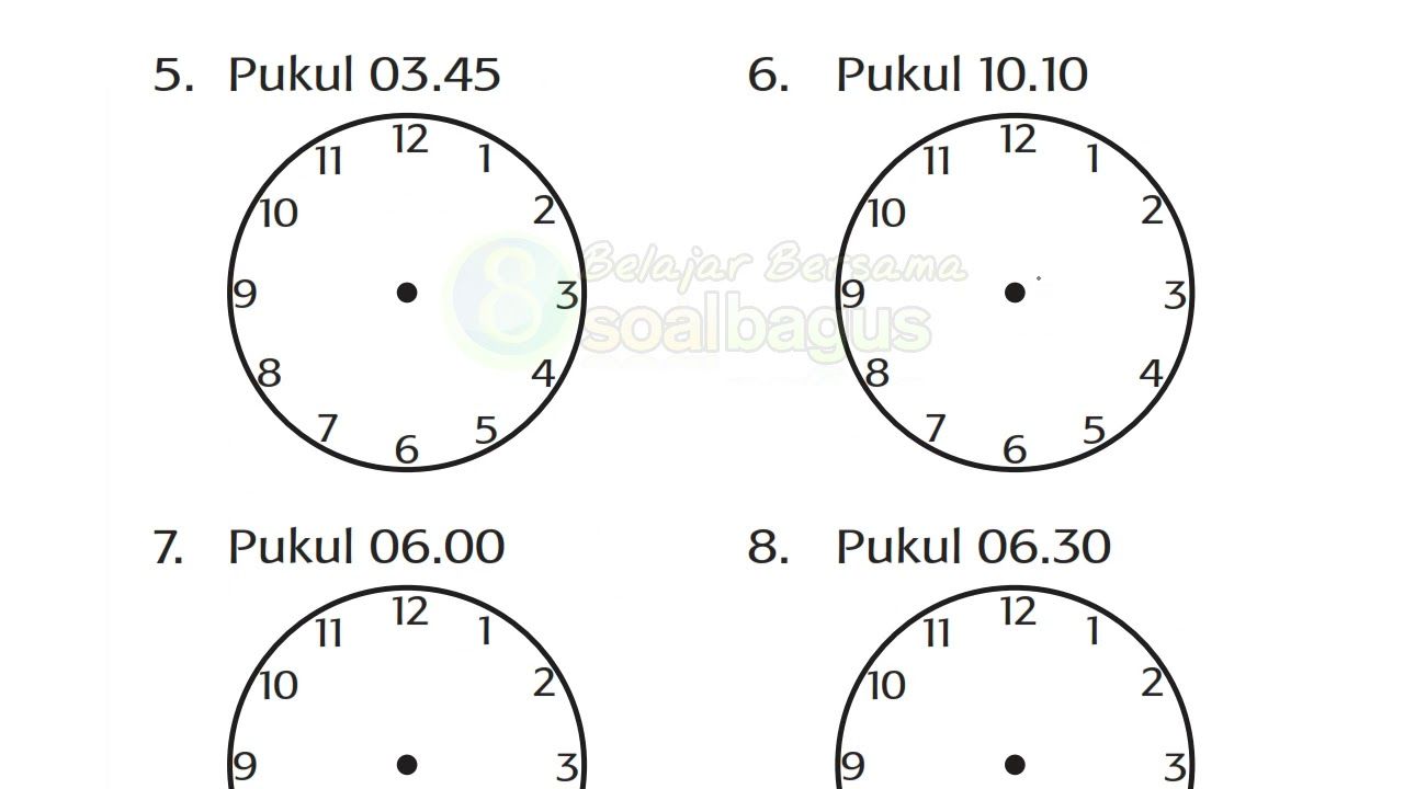 Ternyata Begini Cara Menjawab Soal Satuan Waktu Kelas 4 Agar Nilai Sempurna