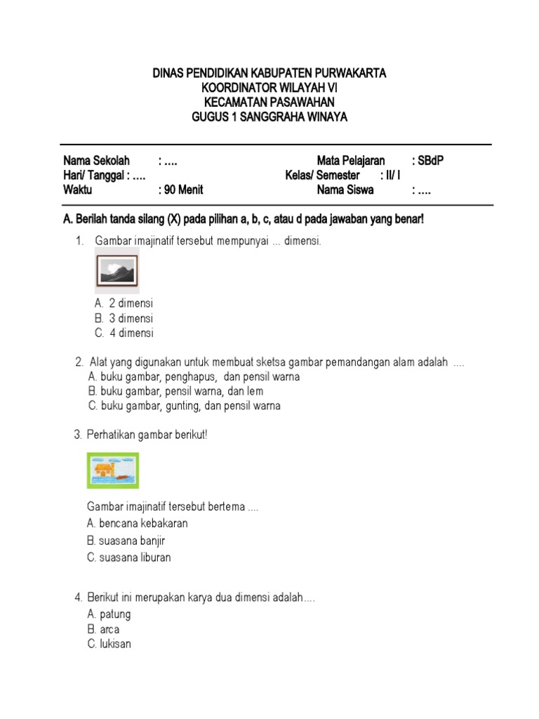 Wah Ternyata Ini Kunci Jawaban Soal SBDP Kelas 2 Tema 3 Subtema 4 Terbaru